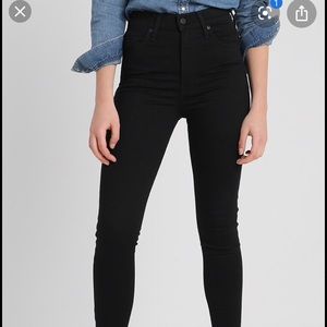Levi’s mile high super skinny 27 black